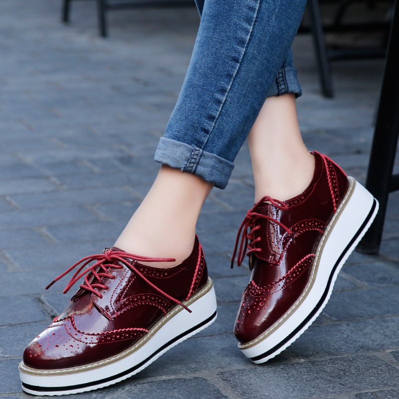Women Loafers Shoes Leather Th - Wedge Espadrille Women reseña y precio