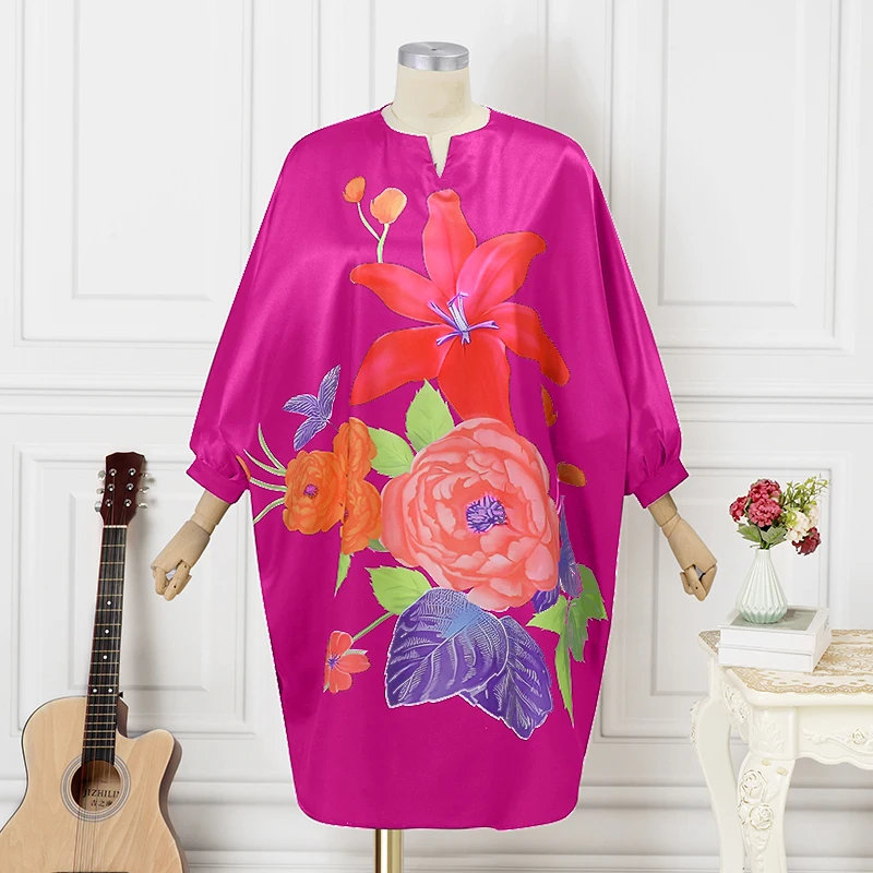 Plus Size 5XL VONDA Women Bohe - Midi Skirt Floral reseña y precio