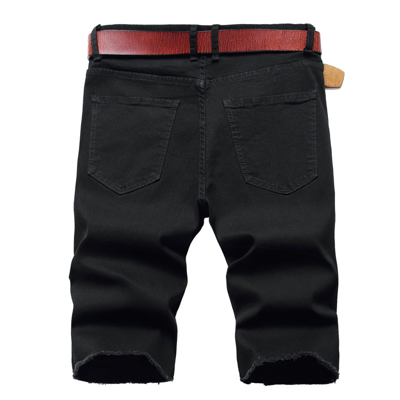 2026 Summer Men's Red Rose Emb - Shorts Denim Frayed reseña y precio